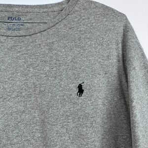 Polo Ralph Lauren Men's T Shirt Gray Crew Neck Short Sleeve Logo 2XL